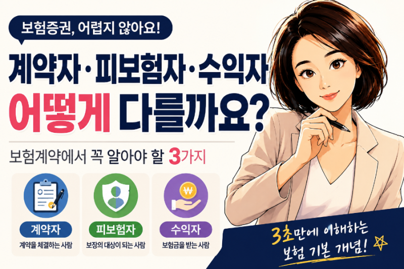 보험증권에서 꼭 봐야 할 '3명', 알고 계셨나요?