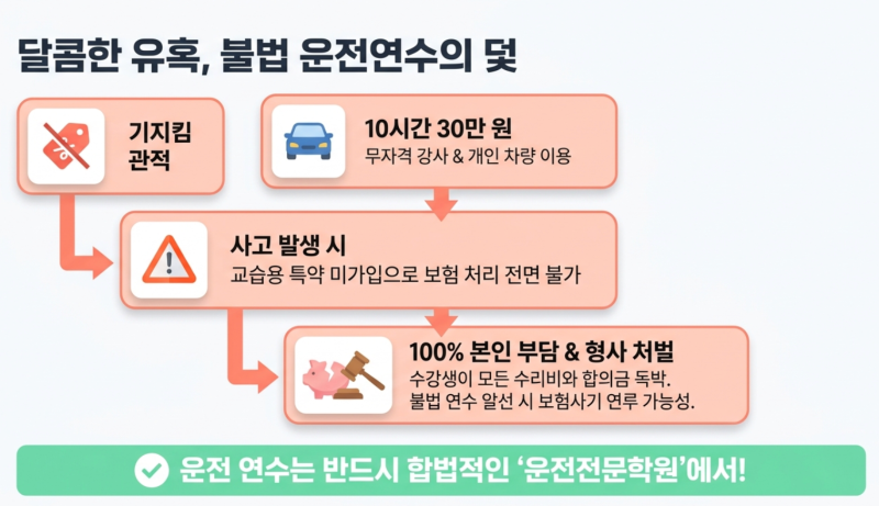 가족에게 운전 연수 전 무조건 가입해야 할 단기운전자확대특약 & 원데이 보험