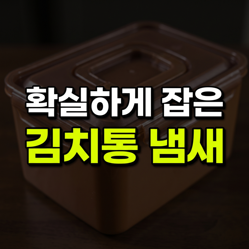 김치통 냄새 제거 베이킹소다와 설탕으로 붉은 배임까지 싹 없앤 방법