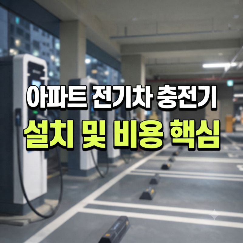 전기차 충전기 설치, 신청부터 비용 부담까지 핵심 가이드