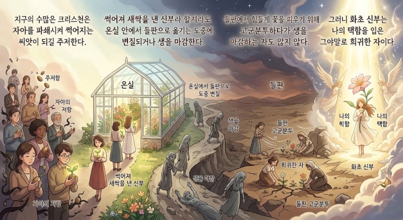 온실 꽃 신부, 들꽃 신부, 화초 신부 ft.까마귀가 쪼아댈 때 독수리가 이기는 방법