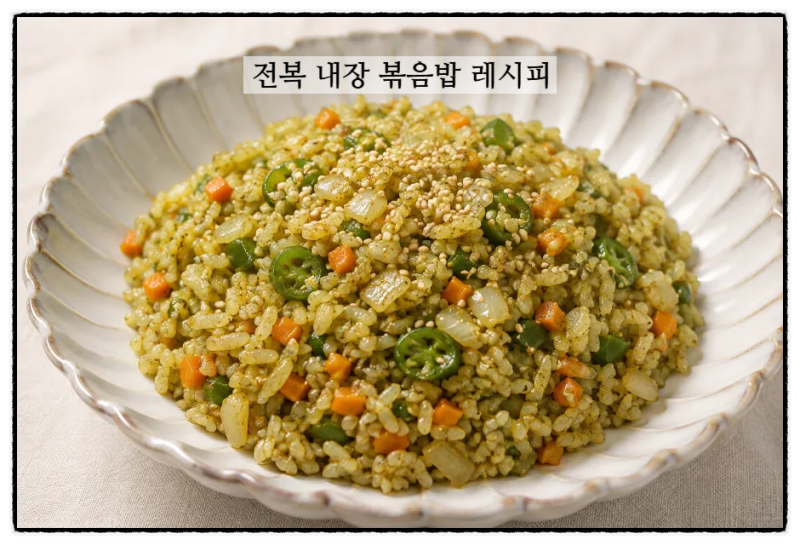전복 내장 볶음밥 레시피 전복 내장 손질 요리 및 보관법