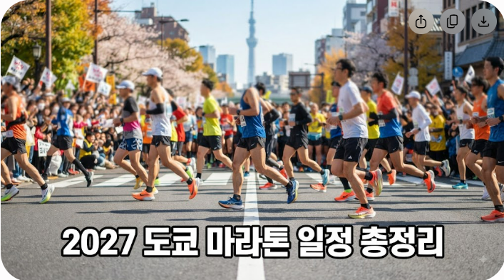 2027 도쿄 마라톤 접수 일정 및 주의점 안내