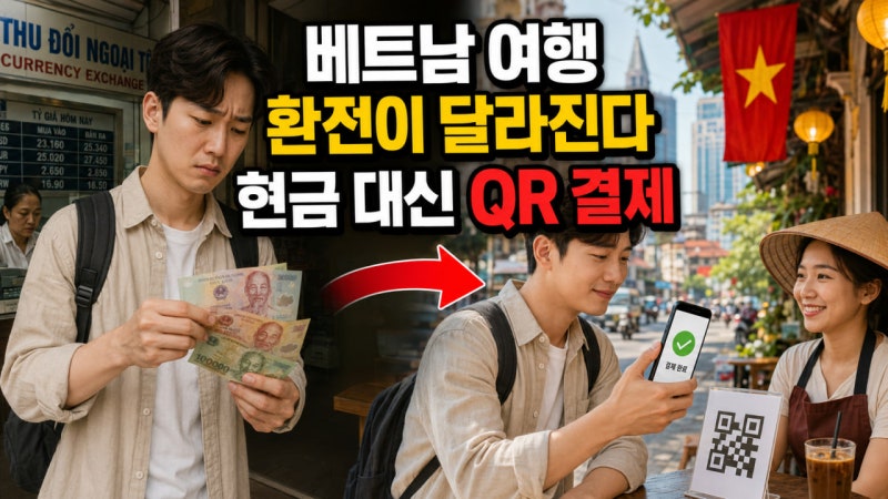 베트남 여행, 이제 환전 지갑 대신 QR 하나면 끝? 한국인도 GLN으로 간편 결제