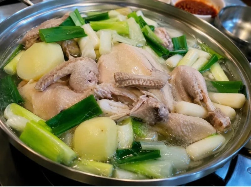 닭한마리 레시피, 집에서 만드는 동대문식 닭한마리 칼국수