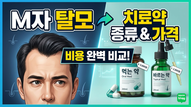 탈모 종류 치료약 가격 비교: 먹는 약 vs 바르는 약 비용 정리
