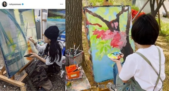 배우 하영 그림 논란, 노윤서 작품까지 보고 나니…미술 몰라도 드는 생각