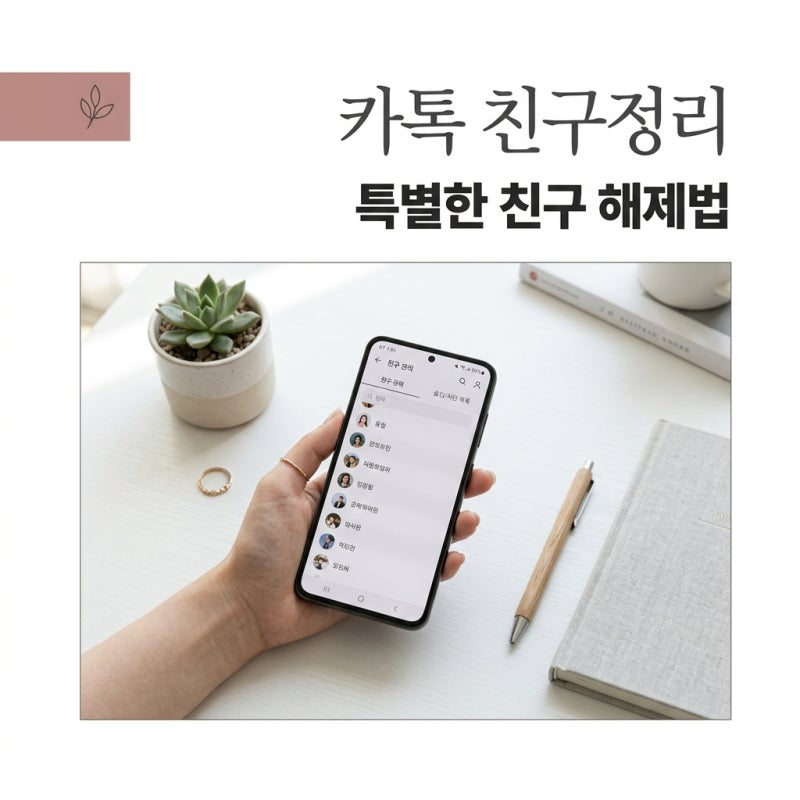 카톡 특별한 친구 해제 방법, 1분 만에 깔끔하게 정리하는 팁