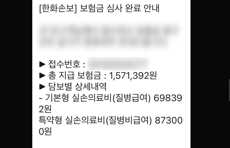 제왕절개 수술비 보험청구 후기(실비,수술비)