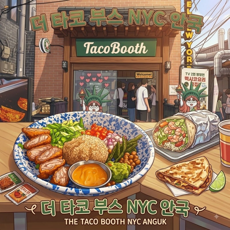 EXID 혜린 타코집 어디? 안국 더타코부스 NYC 안국 위치 메뉴 영업시간 정리