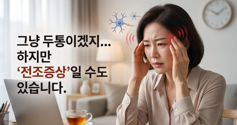 뇌출혈 전조증상, "그냥 두통이겠지"로 넘기면 안 되는 이유
