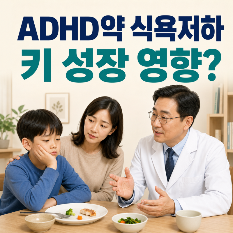 ADHD 약 먹고 식욕이 떨어졌어요, 아이 키 성장에도 영향이 있을까요?