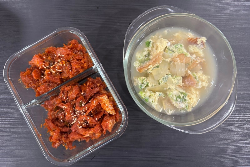 [황태를 요리해보자] 황태계란국 & 황태조림