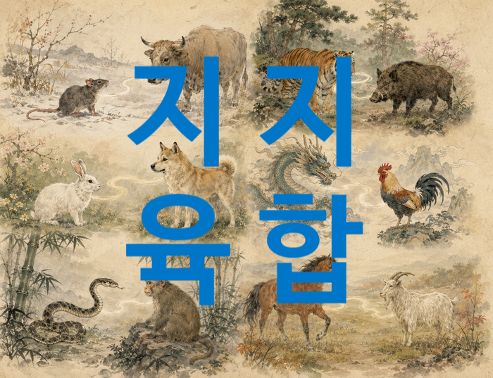 지지육합(地支六合)의 종류와 특징