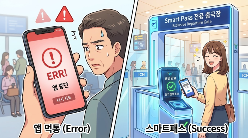 인천공항 스마트패스 사전 등록 오류 해결법 및 전용 출국장 위치 총정리