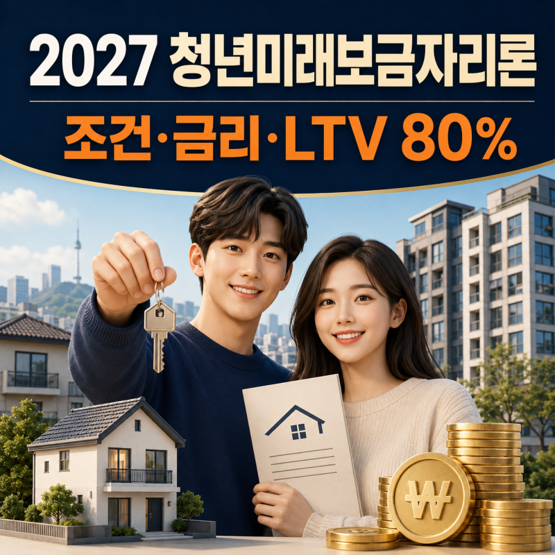 2027 청년미래보금자리론 조건｜4억 빌라·오피스텔, 내 돈 8천만원이면 될까?