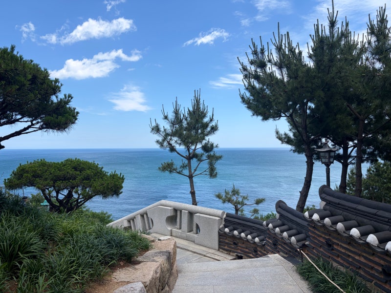Day 2. 양양 야호~✌ㅣ낙산사 템플스테이 일출 명당, 밥, 108배, 염주, 휴식형, 오션뷰 카페, 짐 ....