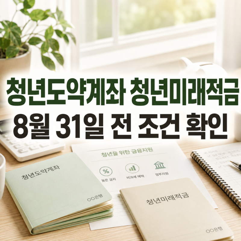 청년도약계좌 있는데 청년미래적금도 가입할 수 있을까｜갈아타기 방법 총정리