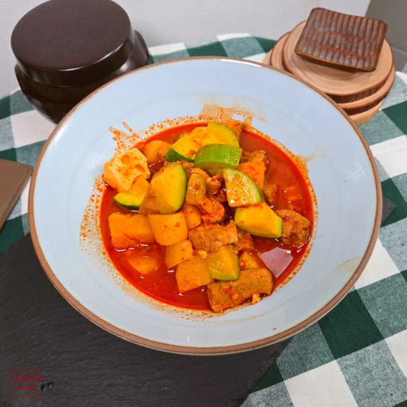고추장 돼지고기 감자 애호박 찌개 레시피 추천