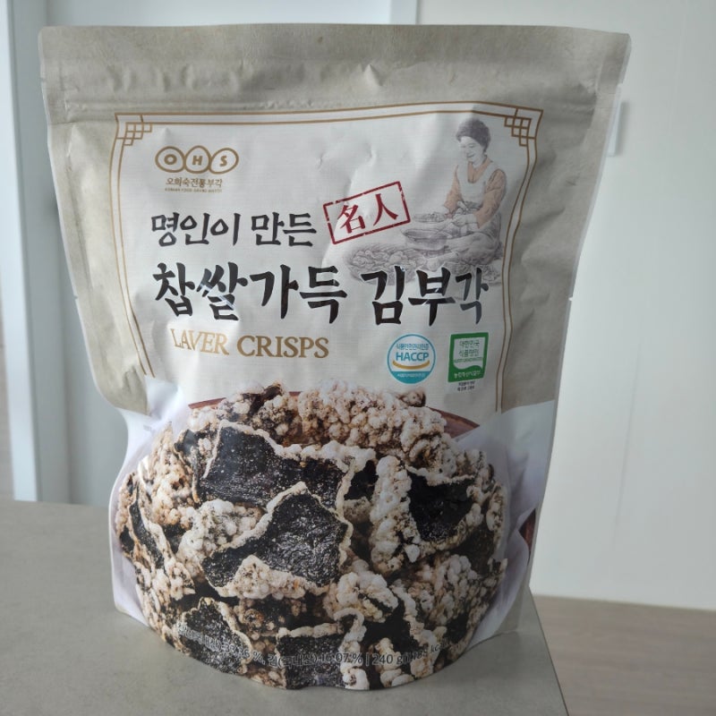 트레이더스 김부각 솔직후기! 3번째 재구매한 바삭함 미친 명인이 만든 찹쌀가득 김부각