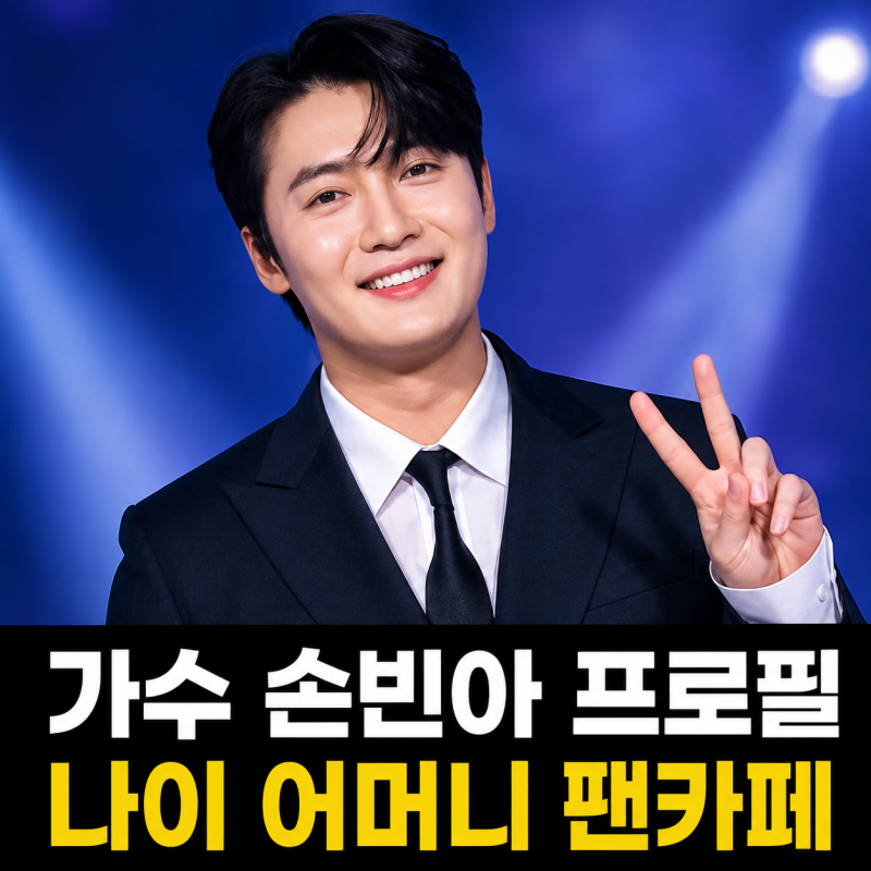 가수 손빈아 프로필 나이 어머니 노래 팬카페 총정리