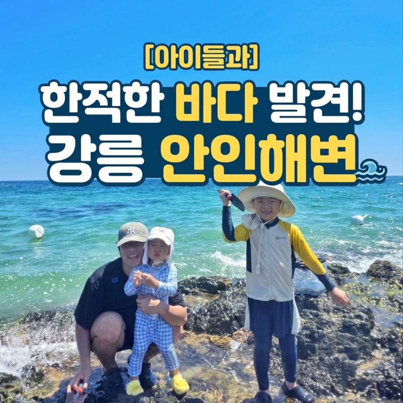 아이들과 떠난 강릉 안인해변, 맑은 바다와 함께한 우리 가족 시크릿 휴양지