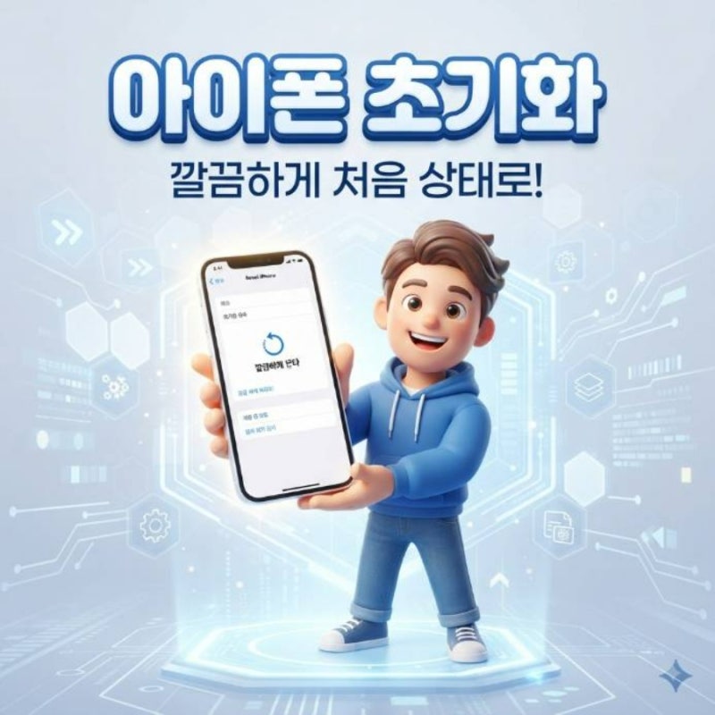 아이폰 초기화 방법 및 데이터 완전 삭제 공장초기화 가이드