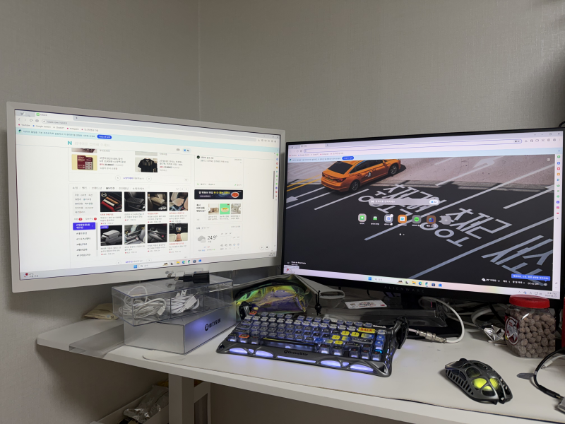 듀얼모니터 주사율 다르면｜60Hz·240Hz 같이 써도 될까?