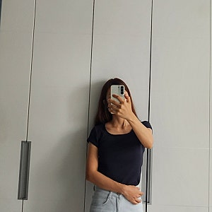 27도 옷차림 아직 반팔 반바지? 에잇세컨즈 반팔티 직접 입어보니