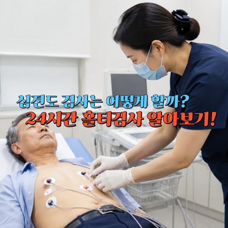 심전도 검사란? 목적과 방법, 비용부터 24시간 홀터검사까지