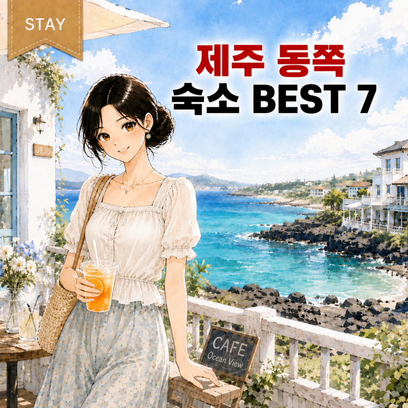 제주 동쪽 숙소 추천 BEST 7 | 성산·함덕·우도 여행이라면 여기!