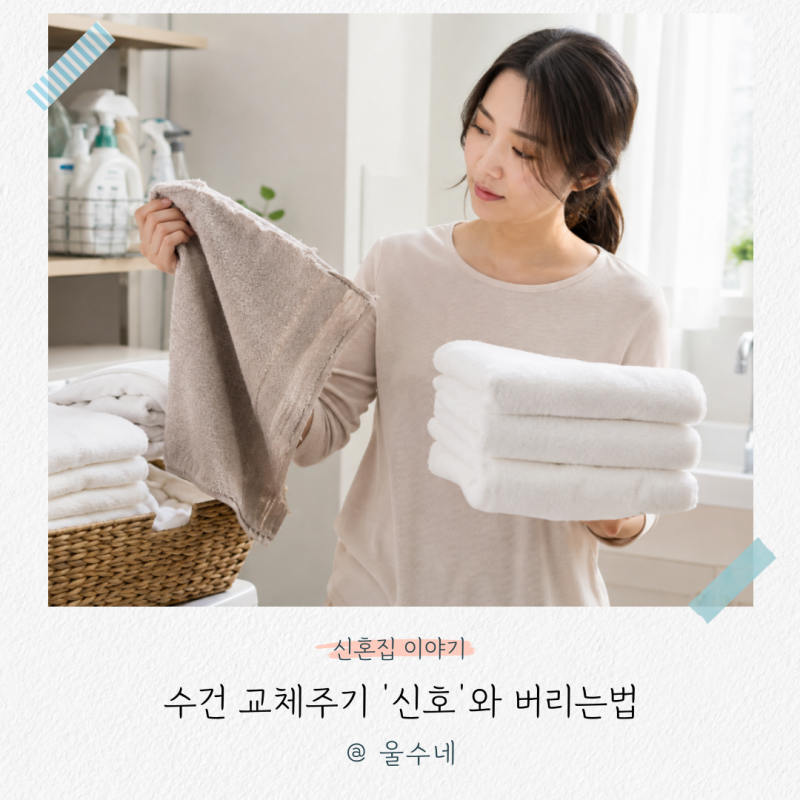 수건 교체주기, '이렇게' 확인하세요. 바꿔야 할 신호와 수건 버리는법