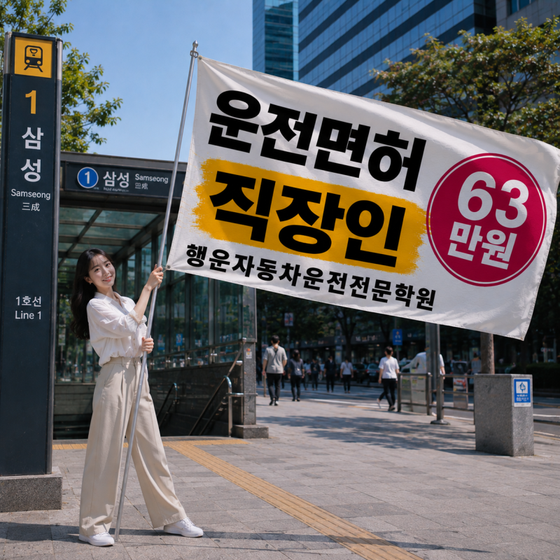 강남운전면허학원 3일이면 가능할까? 청담역·삼성역 직장인의 빠른 취득 방법