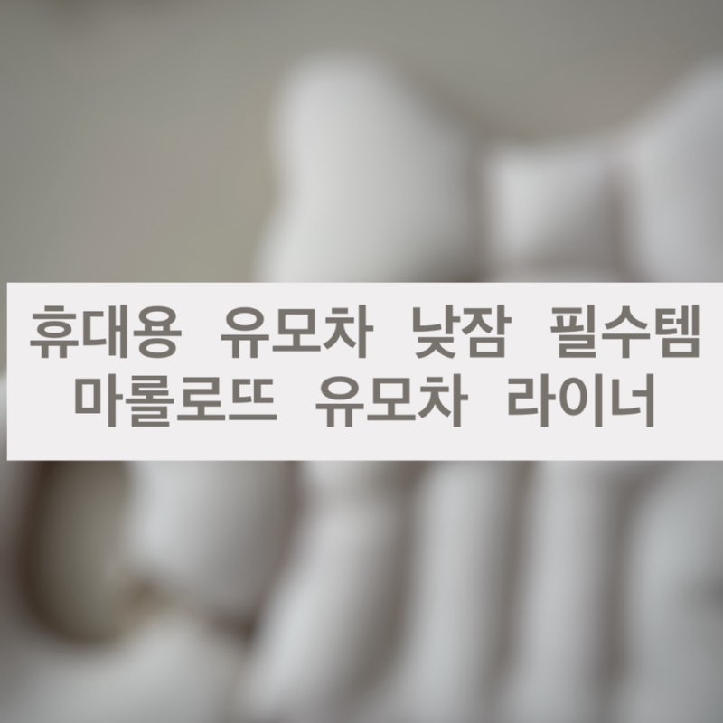 휴대용 유모차 낮잠 필수템, 마롤로뜨 유모차 라이너
