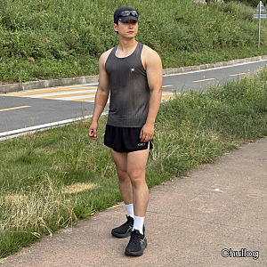 러닝라이프 남자 러닝 싱글렛으로 완성한 러닝복 후기