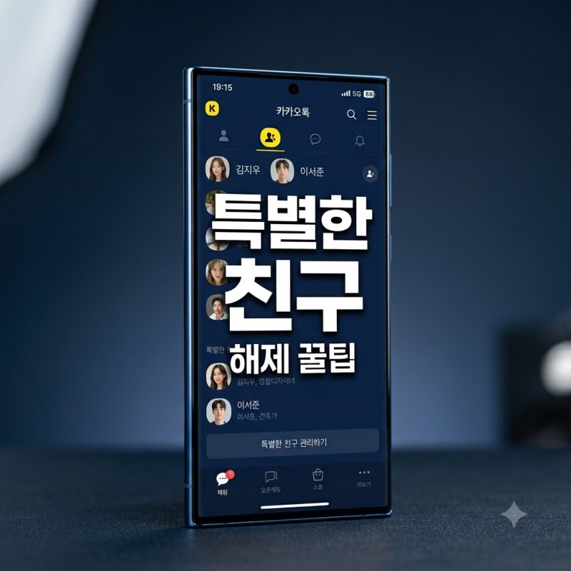 카톡 특별한 친구 해제, 2026년 최신 방법과 기준 완벽 정리!
