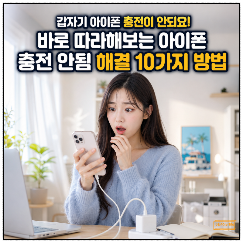 아이폰 충전 안됨 문제 해결 순서대로 따라하기