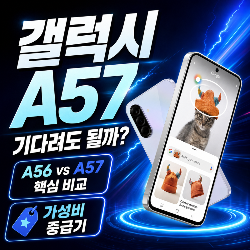 40만 원대 A35냐 미발표 갤럭시 A57이냐, 지금 기다리면 손해인 이유