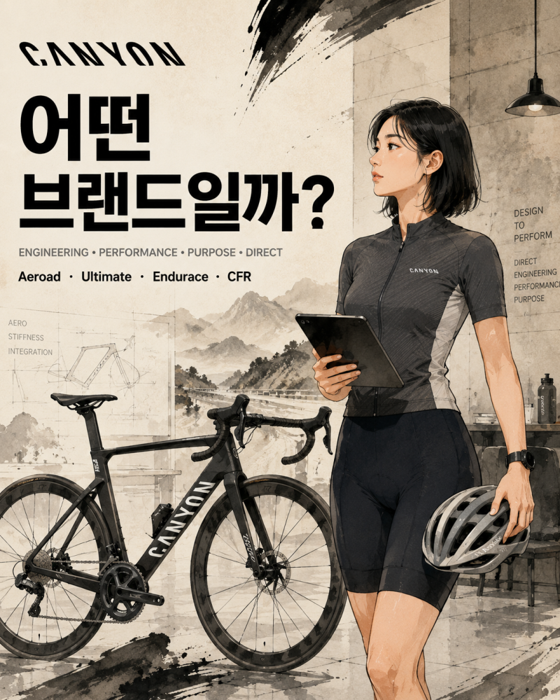 아빠의 자전거 브랜드 이야기(캐니언-Aeroad · Ultimate · Grail · CFR까지 한 번에 정리)