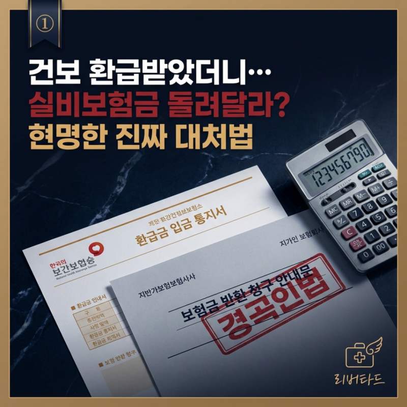 “건강보험료 환급받았더니…” 실비보험에서 보험금 돌려달라 할 때 대처법