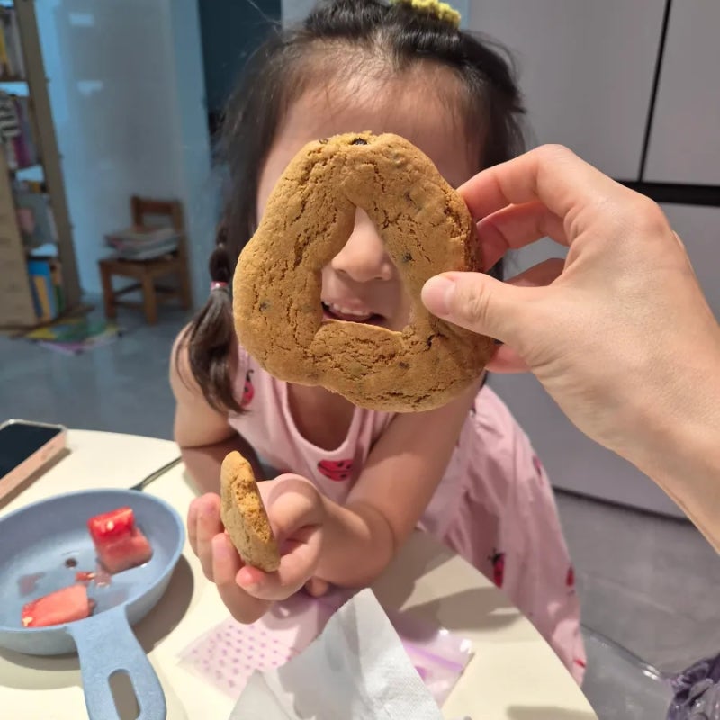 백설 초코칩쿠키믹스 벨기에산 리얼초콜릿칩 아이와함께 수제쿠키만들기