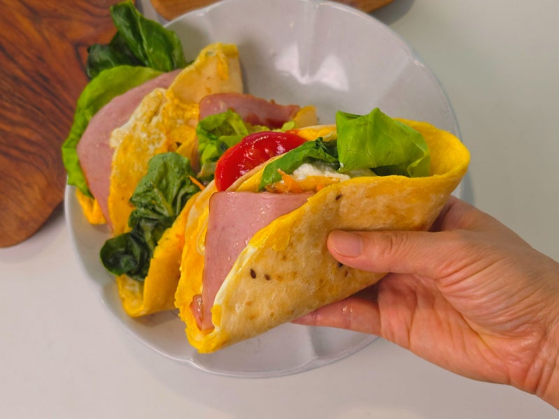 냉털해도 이렇게 맛있다고? 5분 또띠아 샌드위치 만들기, 살도 빠져!