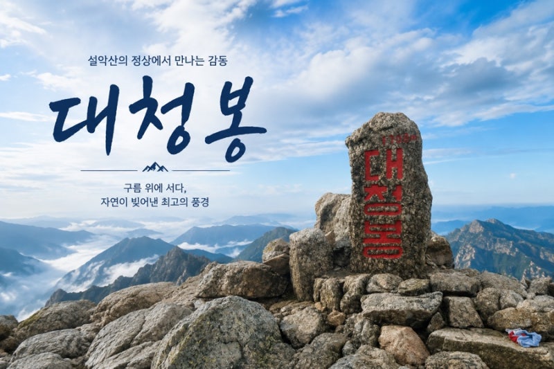 양양/오색-설악산,대청봉(최단코스)