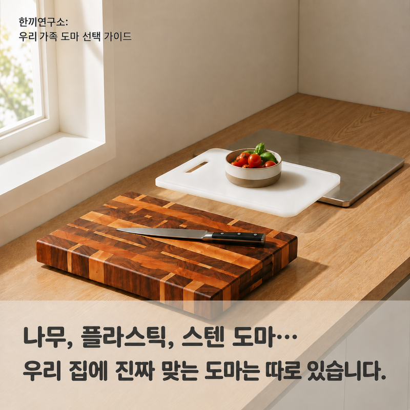 나무, 플라스틱, 스텐 도마… 우리 집에 진짜 맞는 도마는 따로 있습니다. (용도에 따른 도마 ....