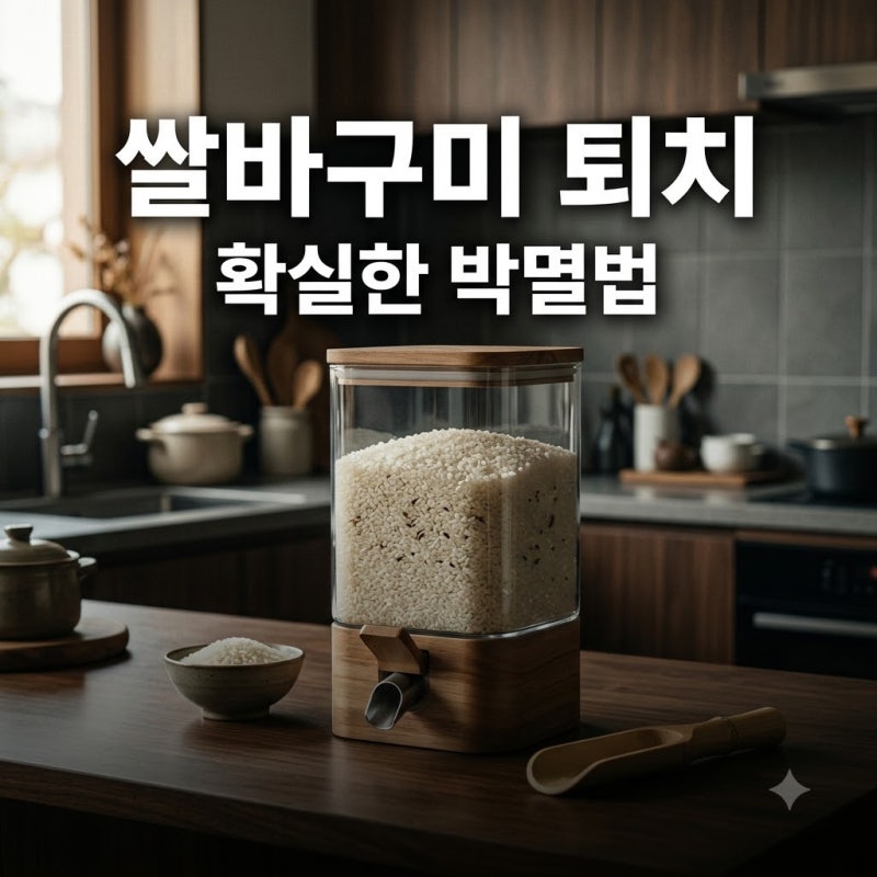 "쌀통 열었다가 비명 질렀다".. 쌀바구미퇴치 확실하게 끝내는 비결