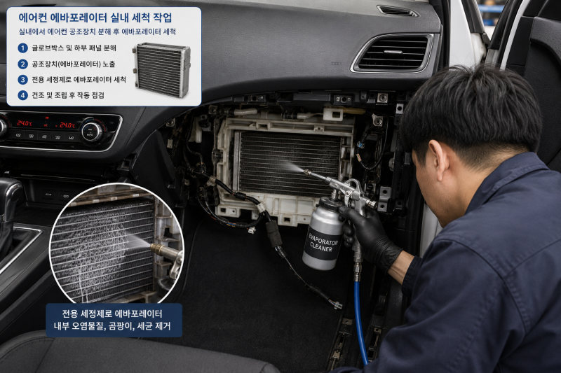 자동차 에어컨 냄새 없애는 방법｜쉰내·곰팡이 냄새 원인부터 해결·예방법까지