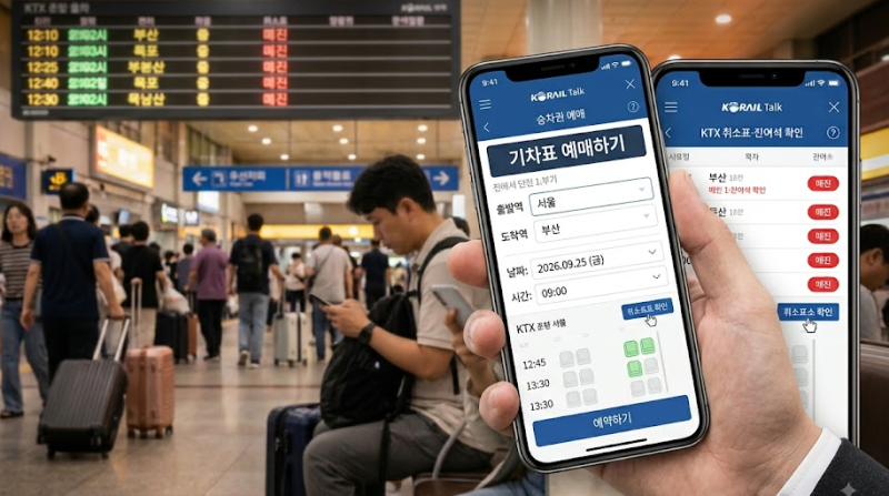 2026 추석기차표예매 취소표·잔여석 확인 방법｜KTX 매진됐을 때 이렇게 하세요