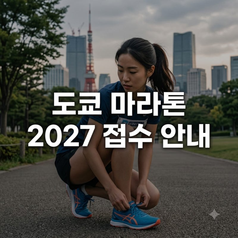 2027 도쿄 마라톤 접수 시작! 일정·신청방법·당첨확률 총정리