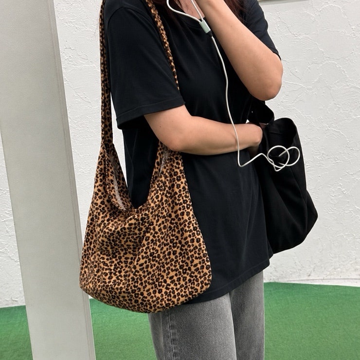 이미스 레오파드 에코백 브라운 착용 후기 송혜교 한소희 pick 3만원대