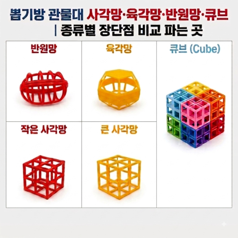 [광고] 뽑기방 관물대 사각망·육각망·반원망·조립큐브｜종류별 장단점 파는곳